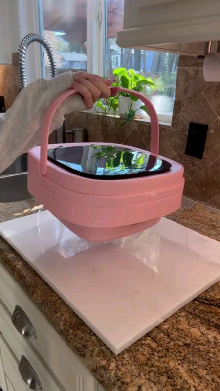 🍂✨foldable portable mini washing machine with drain basket (13L) #washingmachine#mini