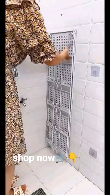#storagerack #rackstorage #bathroomstorage #shoerack #floorself #fyp #shopevideo