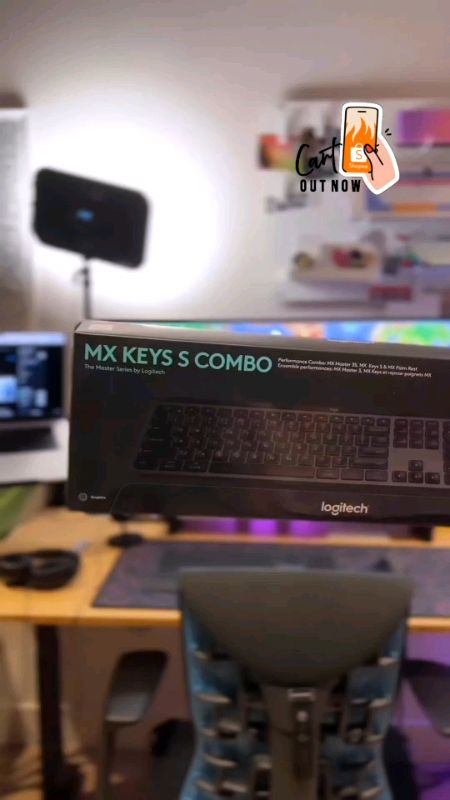 Check out Logitech MX Keys S Bluetooth & Wireless Combo Graphite - Contains MX Master 3S, MX Keys S & MX Palm Rest#sg#shopnow#shopee#checkoutlegit