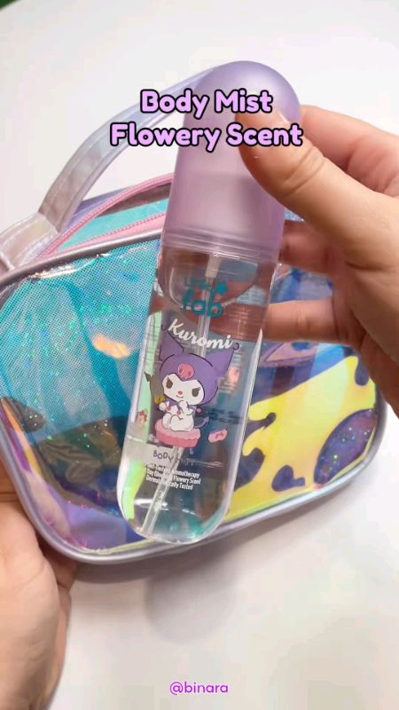 Kuromi or Cinnamoroll addict ? #LittleFab Limited Edition #kuromi Package #Bodymist & #LipShine #TravelSize #GiftSet #Makeupkids #fyp #ShopeeTrending
