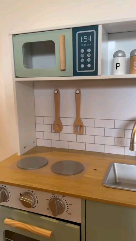 #Kitchen #wooden #set #kids #Children #Playtime #toys #Fyp #ShopeeTrending