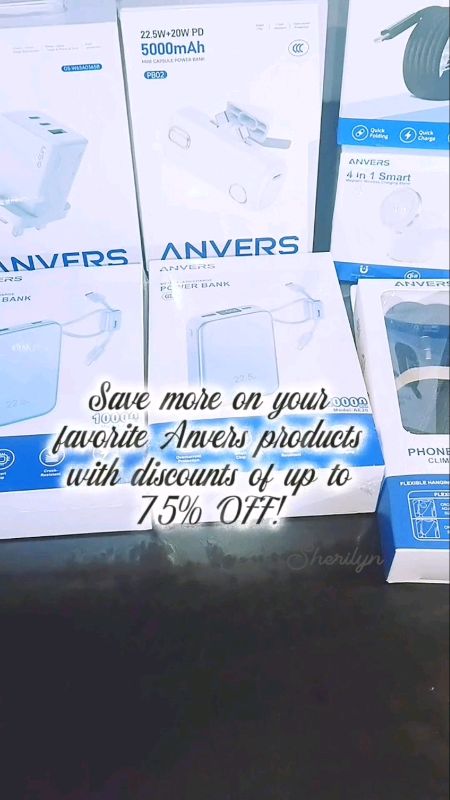Anvers reliable, fast charging wherever you go. Now up to 75% OFF! #powerbank #fastcharge  #Anvers #ShopeeSeeding @shopee_sg #ShopeeAffiliateSG