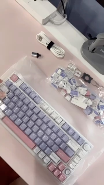 reviewร้านแนะนำHello Ganss HS75T Hotswap RGB Bluetooth Keyboard Thai Hotswap คีย์บอร์ดไร้สาย Mechanical Keyboard helloganss comment 0