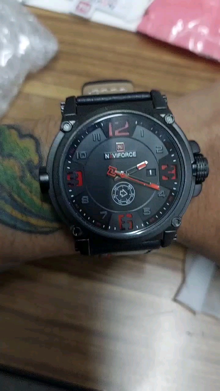 reviewร้านแนะนำนาฬิกา naviforce แท้ รับประกัน 1 ปี นาฬิกาnaviforce รุ่น NF9099 สายหนัง รับประกันของแท้ ศูนย์ไทย comment 0